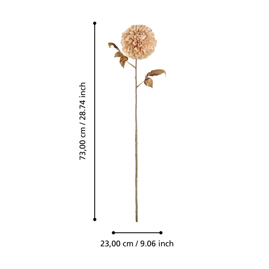 Eglo - Umetna roža 73 cm bež