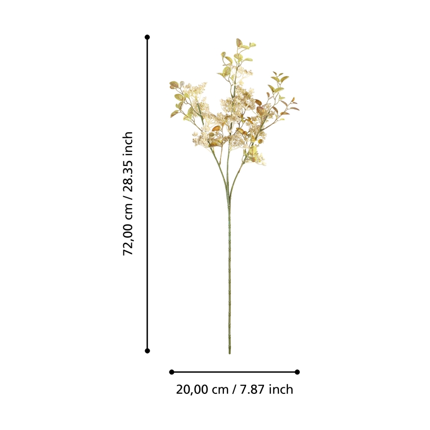 Eglo - Umetna roža 72 cm zlata