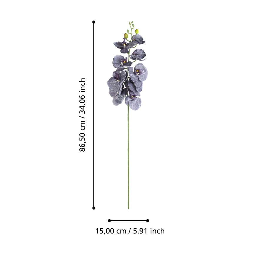 Eglo - Umetna roža 86,5 cm vijolična