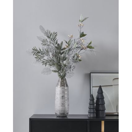 Eglo - Umetna roža 94 cm krem barva/zelena