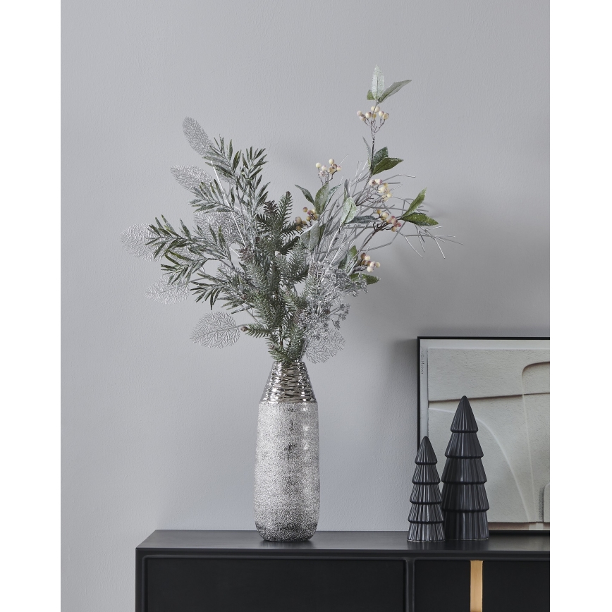 Eglo - Umetna roža 94 cm krem barva/zelena
