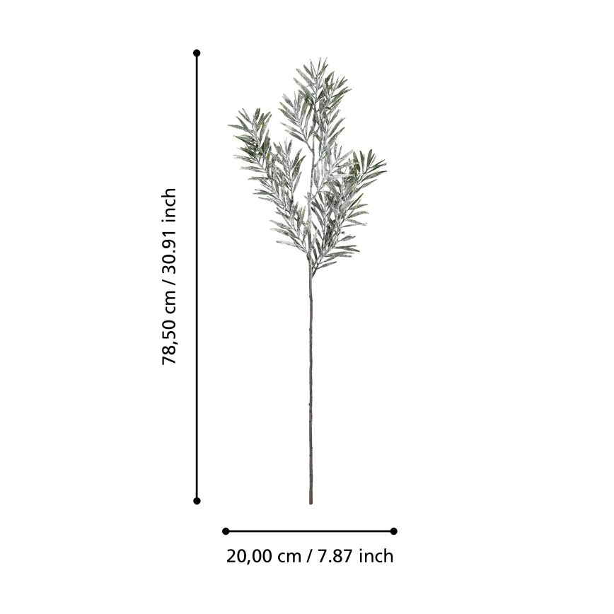 Eglo - Umetna roža 78,5 cm zelena