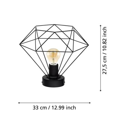 Eglo - Nadgradni lestenec 1xE27/60W/230V