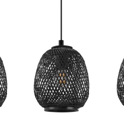 Eglo - Lestenec na vrvici 3xE27/40W/230V