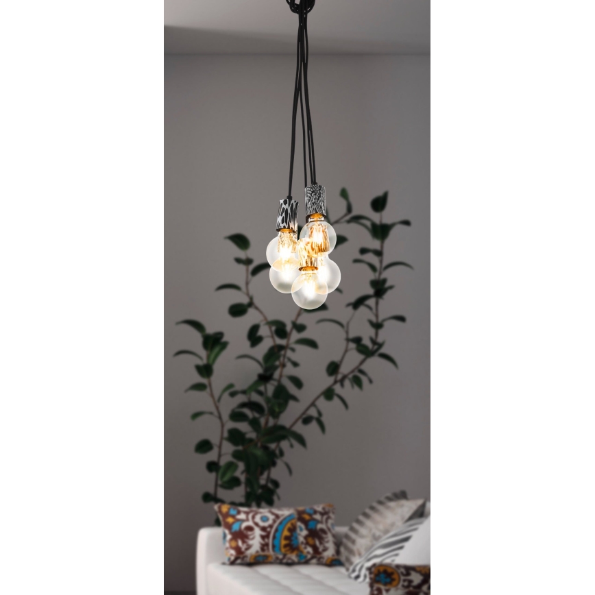 Eglo - Lestenec na vrvici 5xE27/10W/230V