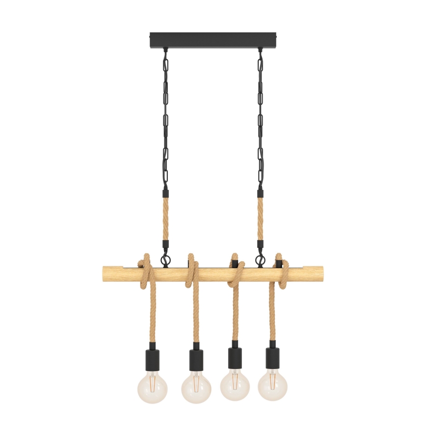 Eglo 43318 - Lestenec na verigi YOUNGSTOWN 4xE27/40W/230V