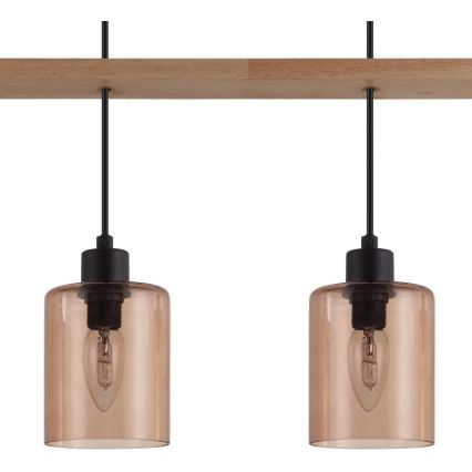 Eglo - Lestenec na vrvici 4xE14/40W/230V