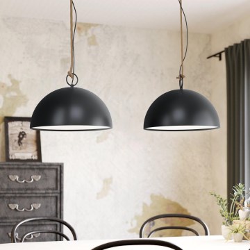 Eglo 43397 - Viseči lestenec na kablu HODSOLL 2xE27/40W/230V