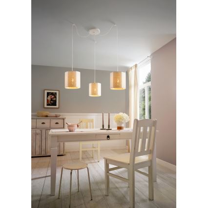 Eglo - Lestenec na vrvici 3xE27/40W/230V spider