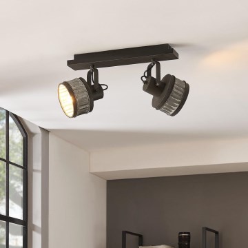 Eglo 43445 - Točkovna svetilka TURROCK 2xE27/28W/230V