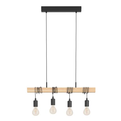 Eglo - Lestenec na vrvici TOWNSHEND 4xE27/60W/230V - FSC certifikat