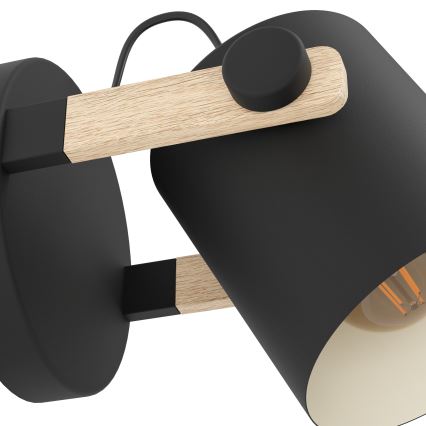 Eglo - Stenska svetilka 1xE27/28W/230V - FSC certifikat