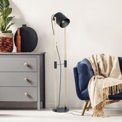 Eglo - Stoječa svetilka 1xE27/28W/230V