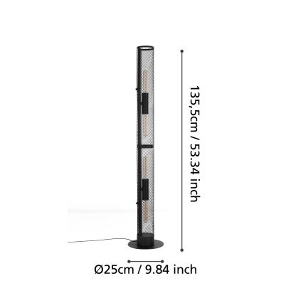 Eglo - Talna svetilka 4xE27/40W/230V
