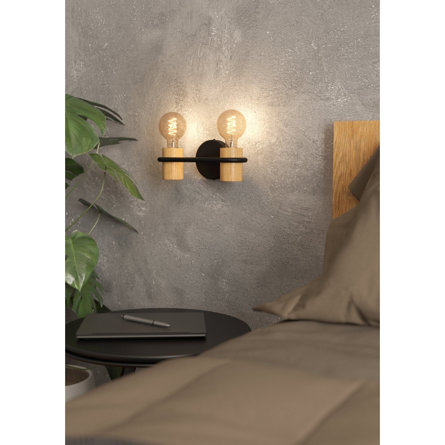 Eglo - Stenska svetilka 2xE27/40W/230V