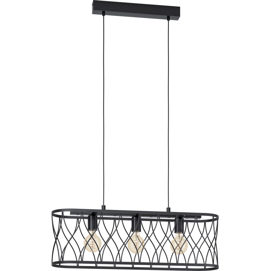 Eglo - Lestenec na vrvici 3xE27/40W/230V