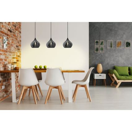 Eglo - Lestenec na vrvici 3xE27/40W/230V