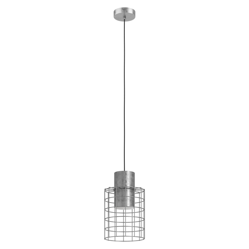 Eglo - Lestenec na vrvici 1xE27/40W/230V pr. 20 cm srebrn