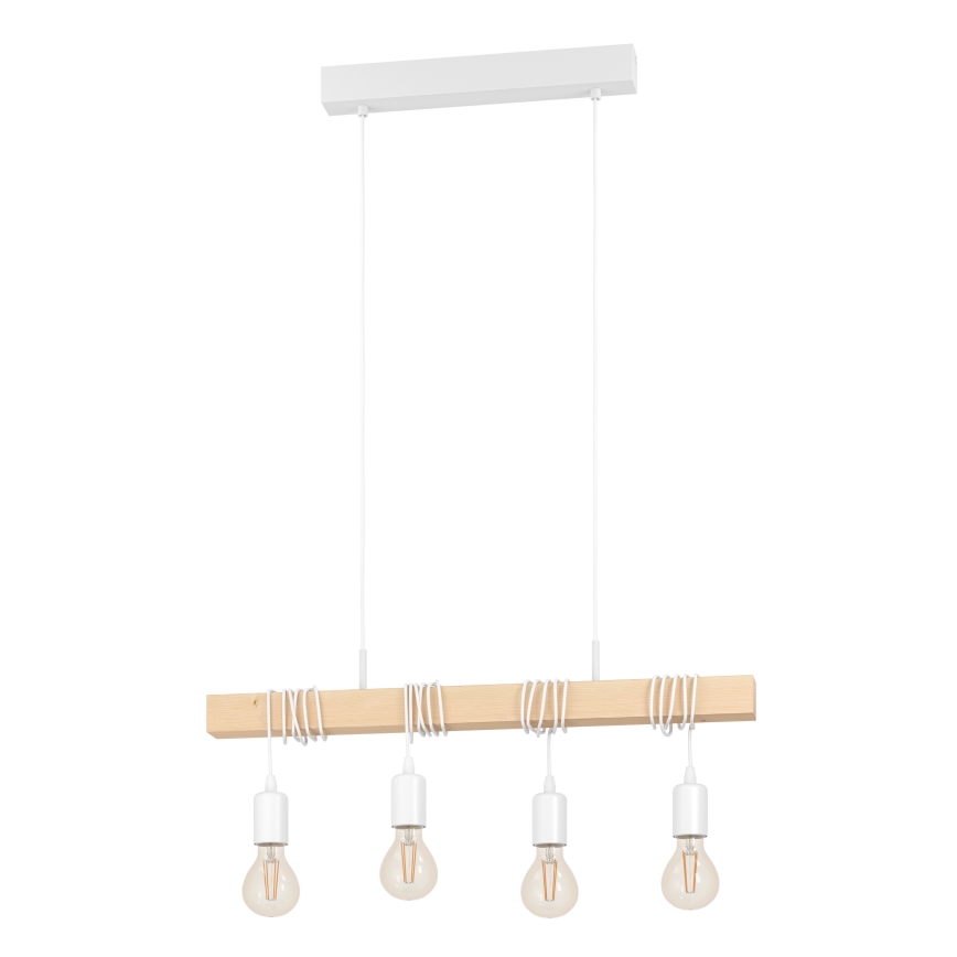 Eglo - Lestenec na vrvici TOWNSHEND 4xE27/60W/230V - FSC certifikat