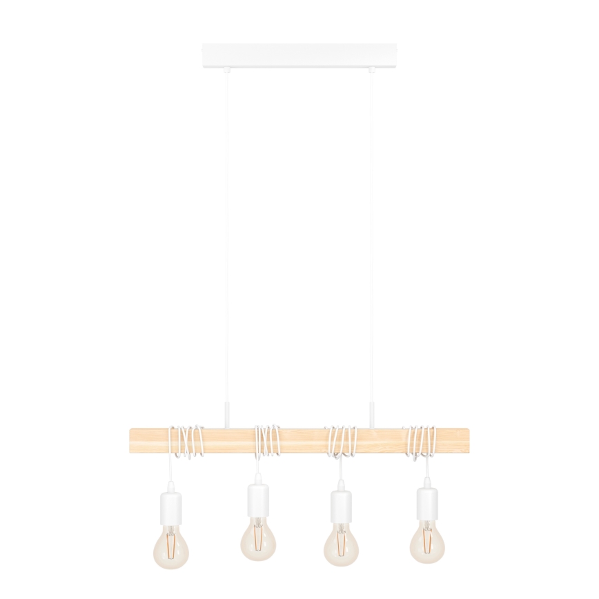 Eglo - Lestenec na vrvici TOWNSHEND 4xE27/60W/230V - FSC certifikat