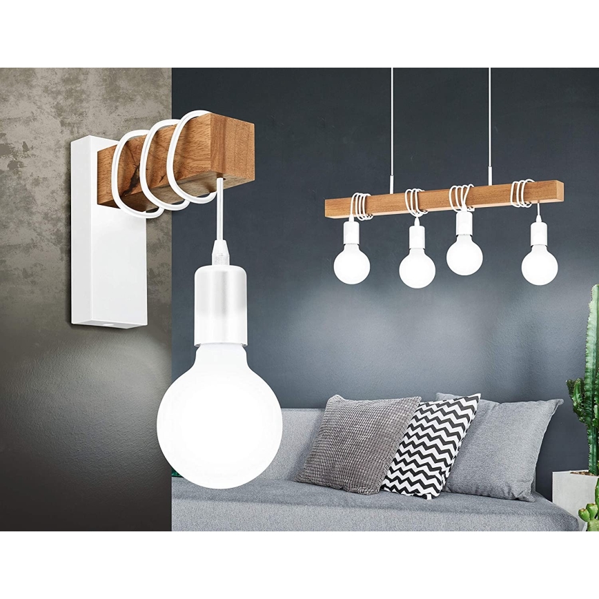 Eglo - Lestenec na vrvici TOWNSHEND 4xE27/60W/230V - FSC certifikat