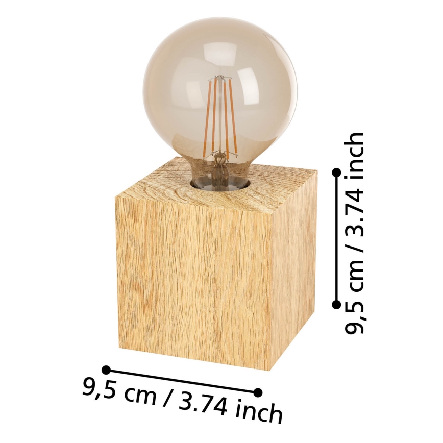 Eglo - Namizna svetilka 1xE27/40W/230V bež