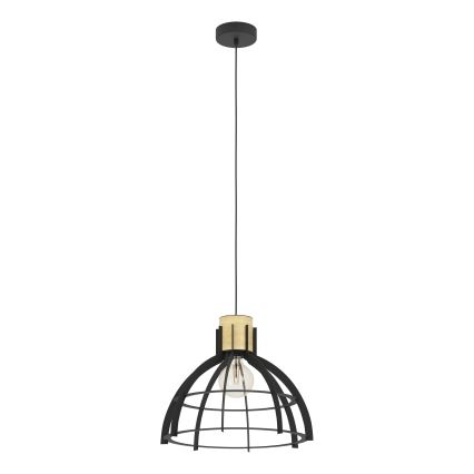 Eglo - Lestenec na vrvici 1xE27/40W/230V črna