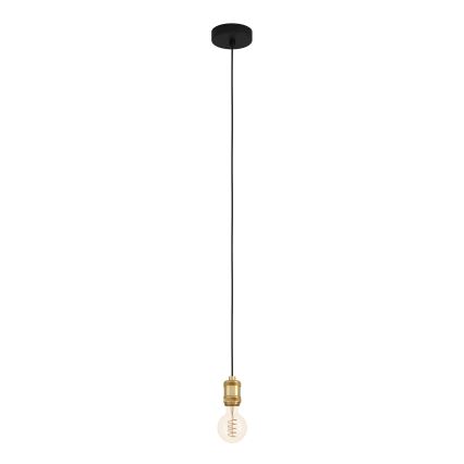 Eglo - Lestenec na vrvici 1xE27/40W/230V zlata