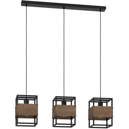 Eglo - Lestenec na vrvici 3xE27/40W/230V