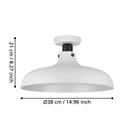 Eglo - Stropna svetilka 1xE27/40W/230V