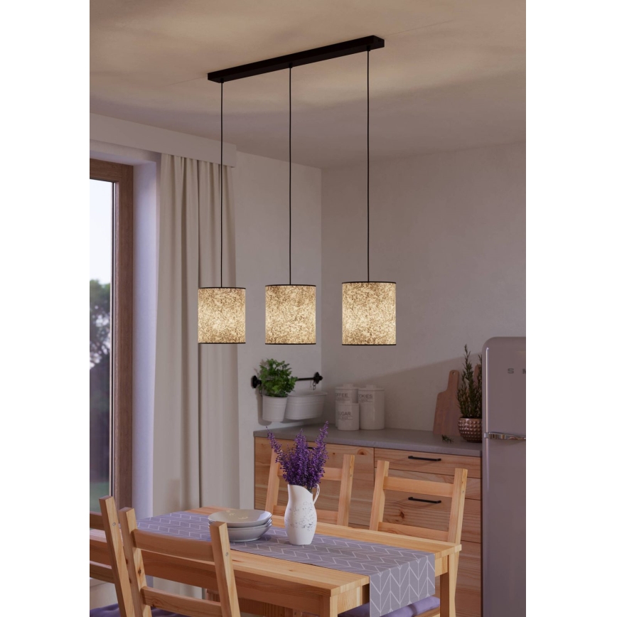 Eglo - Lestenec na vrvici 3xE27/25W/230V