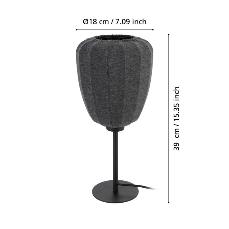 Eglo - Namizna svetilka 1xE27/40W/230V