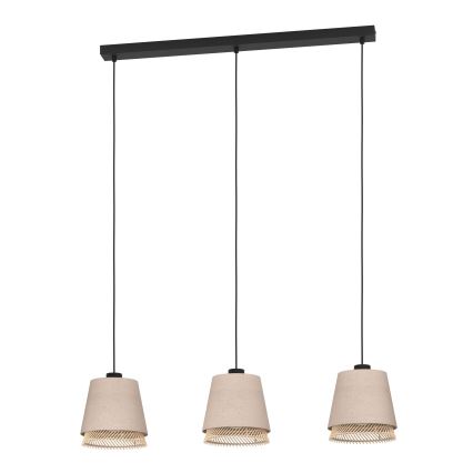 Eglo - Lestenec na vrvici 3xE27/40W/230V