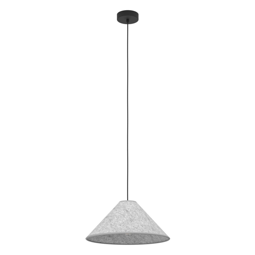 Eglo - Lestenec na vrvici 1xE27/40W/230V siv