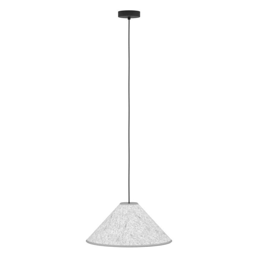 Eglo - Lestenec na vrvici 1xE27/40W/230V siv