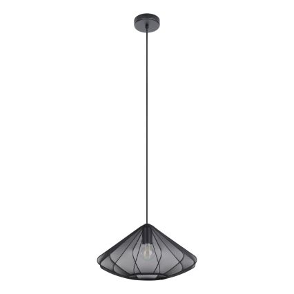 Eglo - Lestenec na vrvici 1xE27/40W/230V pr. 42,5 cm črna