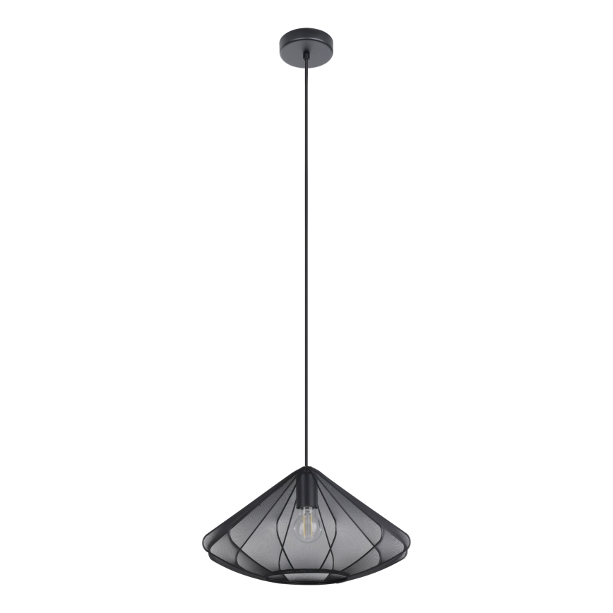 Eglo - Lestenec na vrvici 1xE27/40W/230V pr. 42,5 cm črna