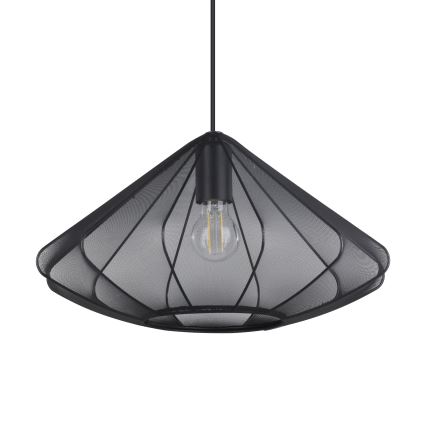 Eglo - Lestenec na vrvici 1xE27/40W/230V pr. 42,5 cm črna