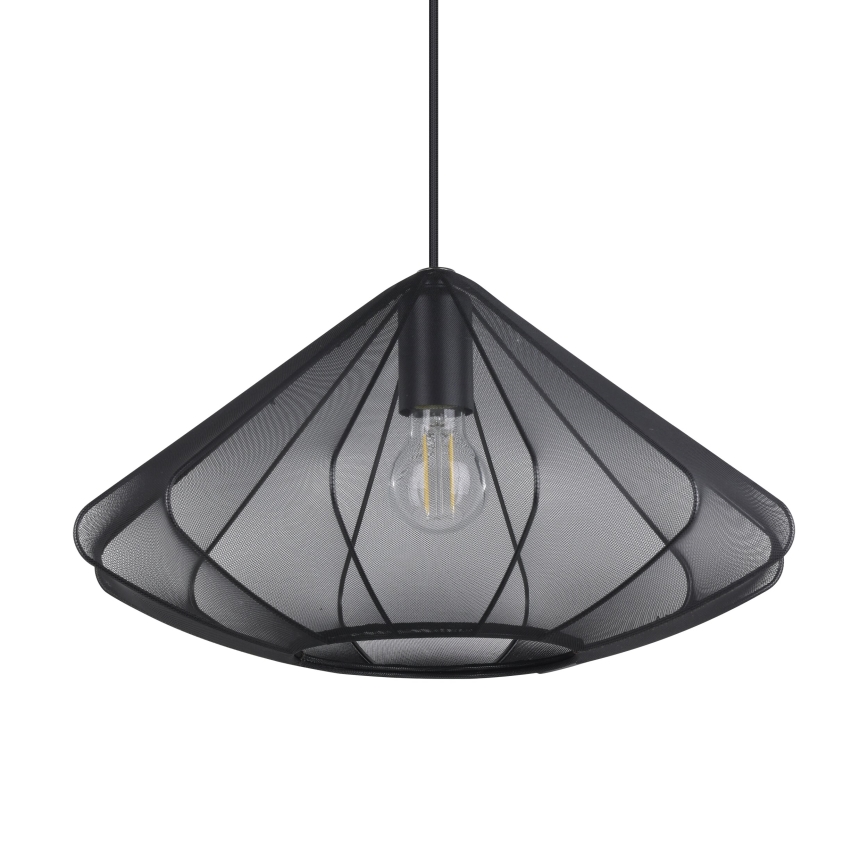 Eglo - Lestenec na vrvici 1xE27/40W/230V pr. 42,5 cm črna