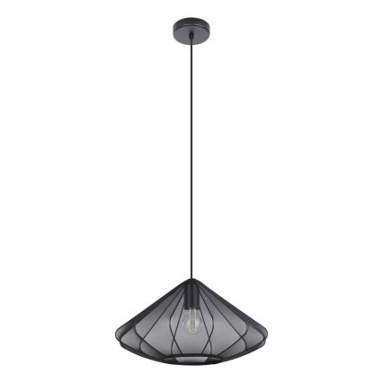 Eglo - Lestenec na vrvici 1xE27/40W/230V pr. 42,5 cm črna