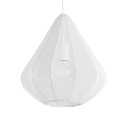 Eglo - Lestenec na vrvici 1xE27/40W/230V pr. 33,5 cm bela