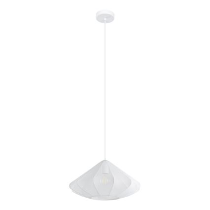 Eglo - Lestenec na vrvici 1xE27/40W/230V pr. 42,5 cm bela
