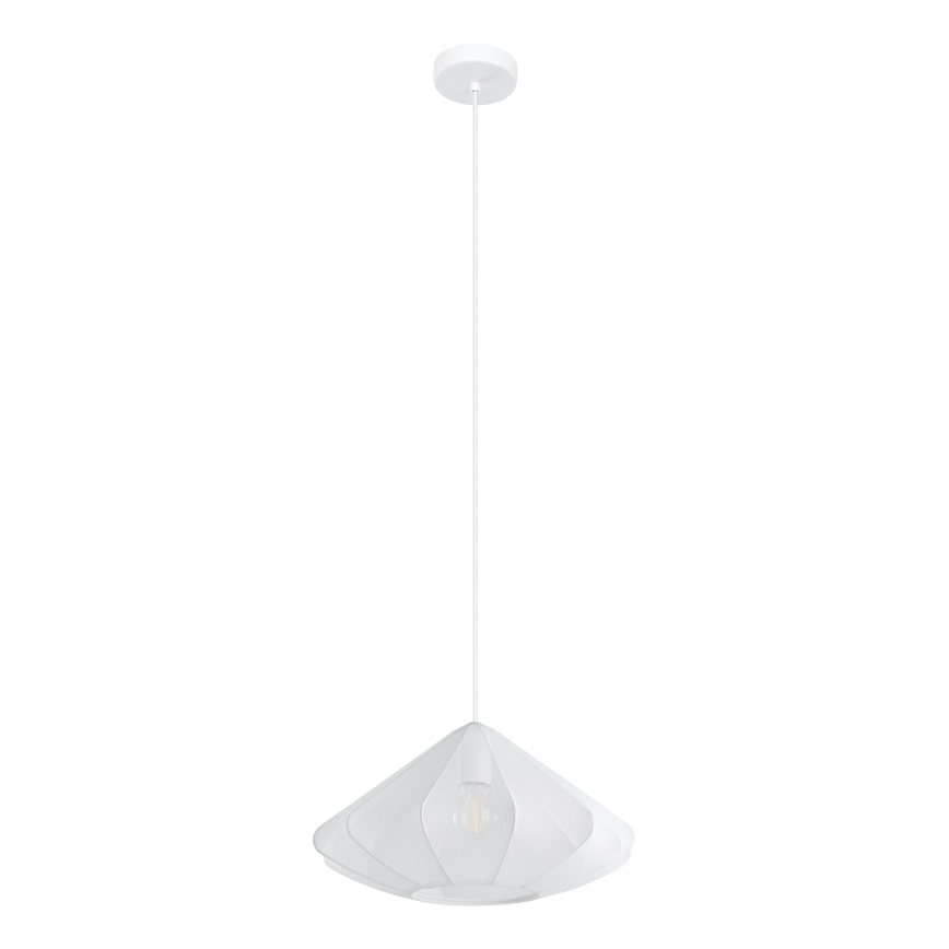 Eglo - Lestenec na vrvici 1xE27/40W/230V pr. 42,5 cm bela