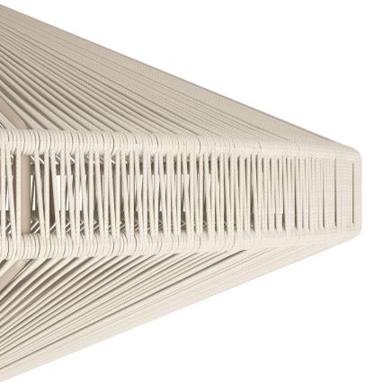 Eglo - Stropna svetilka 1xE27/40W/230V, premer 38 cm, kremna