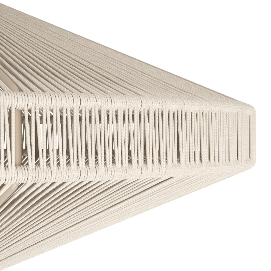 Eglo - Lestenec na žici 1xE27/40W/230V kremne barve