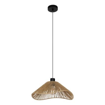 Eglo - Lestenec na vrvici 1xE27/60W/230V rjava