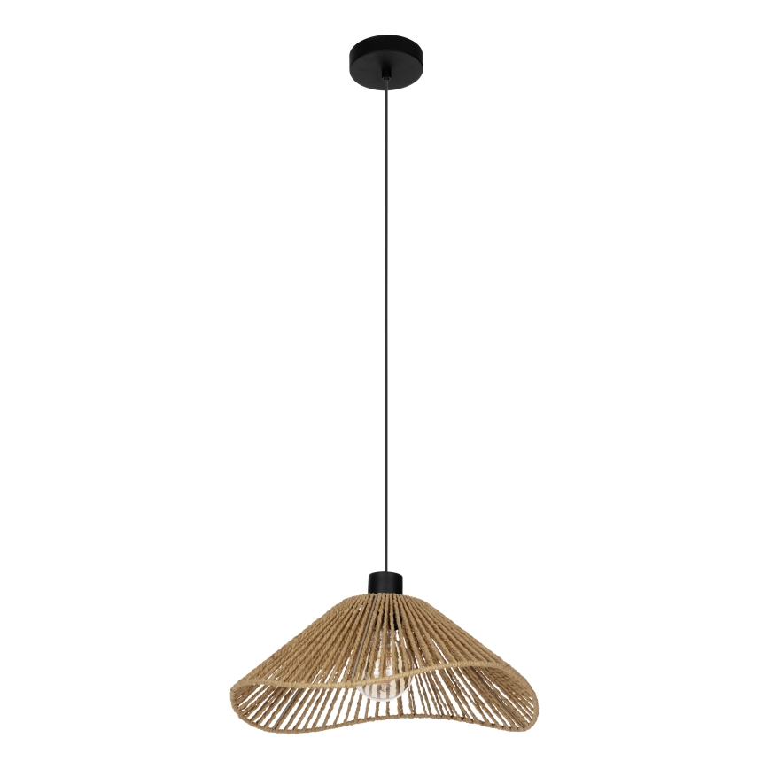 Eglo - Lestenec na vrvici 1xE27/60W/230V rjava