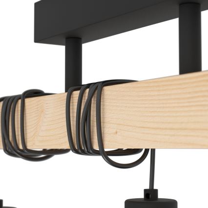 Eglo - Nadgradni lestenec TOWNSHEND 3xE27/60W/230V