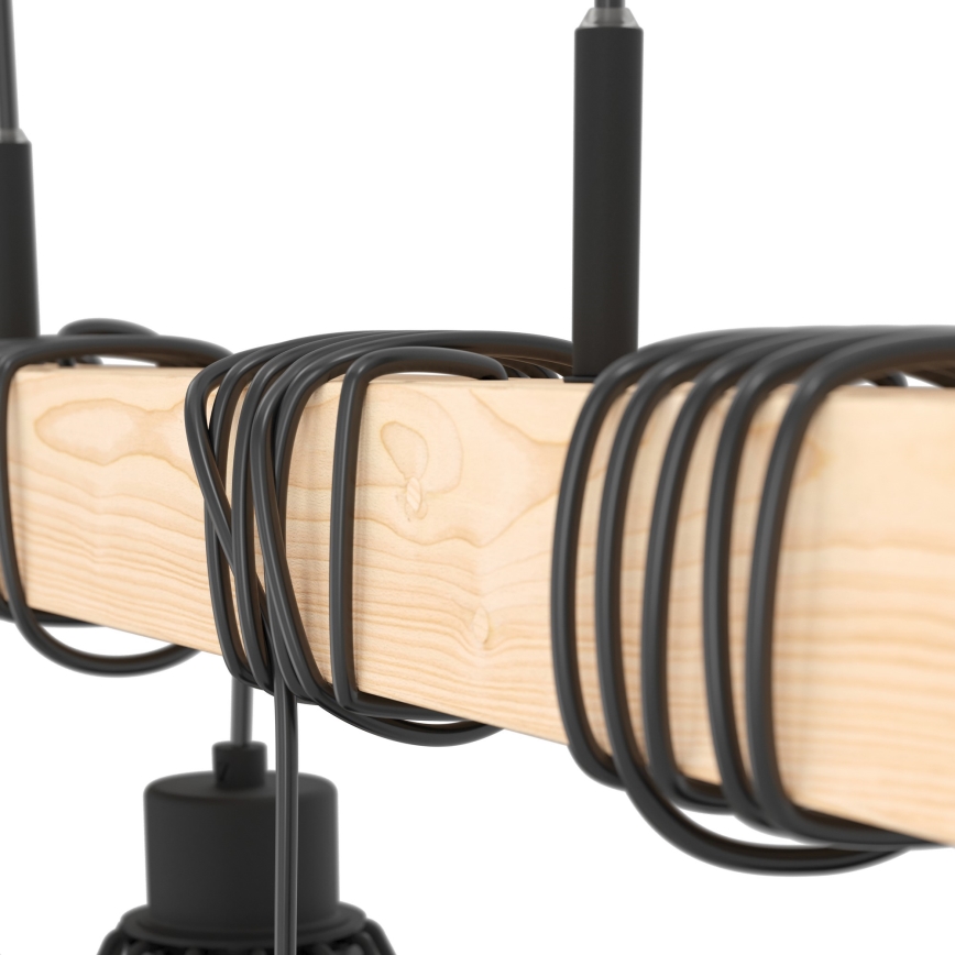Eglo - Lestenec na vrvici TOWNSHEND 4xE27/60W/230V - FSC certifikat