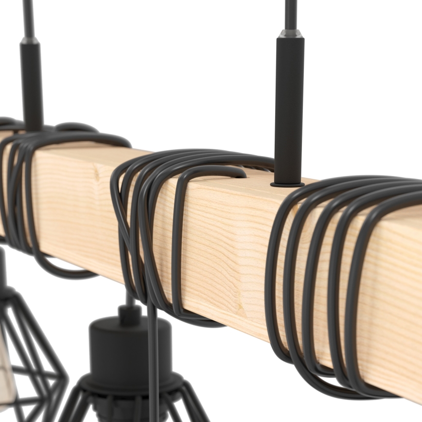 Eglo - Lestenec na vrvici TOWNSHEND 6xE27/60W/230V - FSC certifikat
